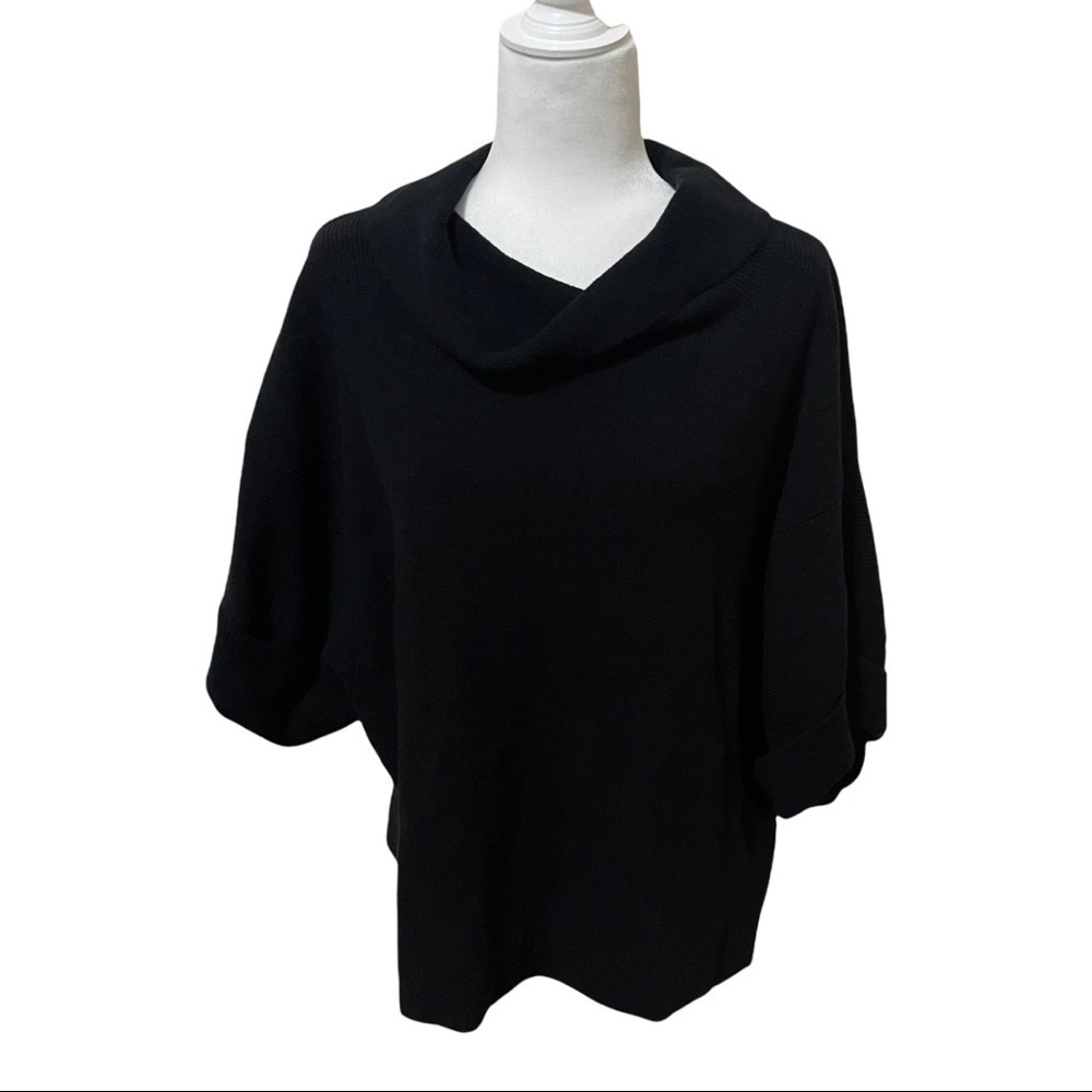 525 AMERICA BLACK TURTLENECK SWEATER